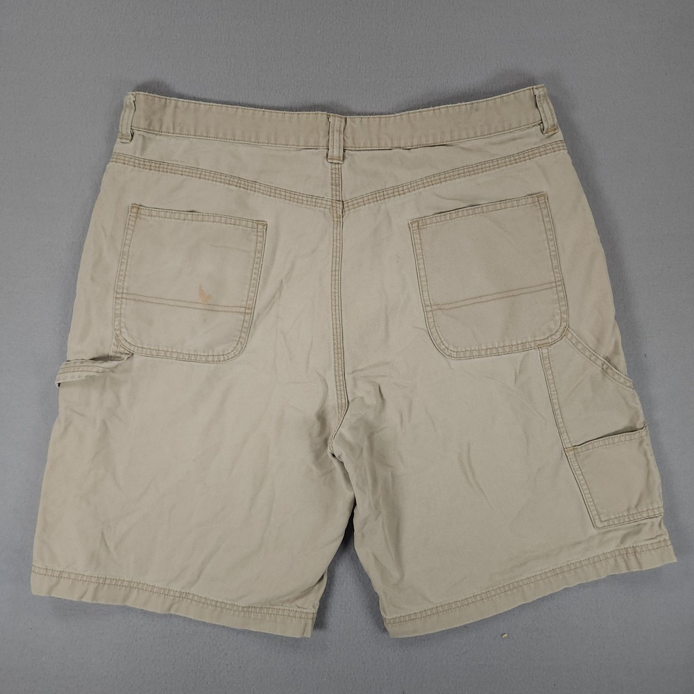 Vintage High Sierra Mens 36 Carpenter Shorts Paint Splatter Y2K Distressed
